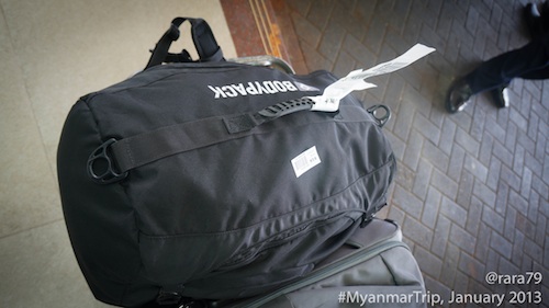 One backpack only for 5 days in Myanmar.